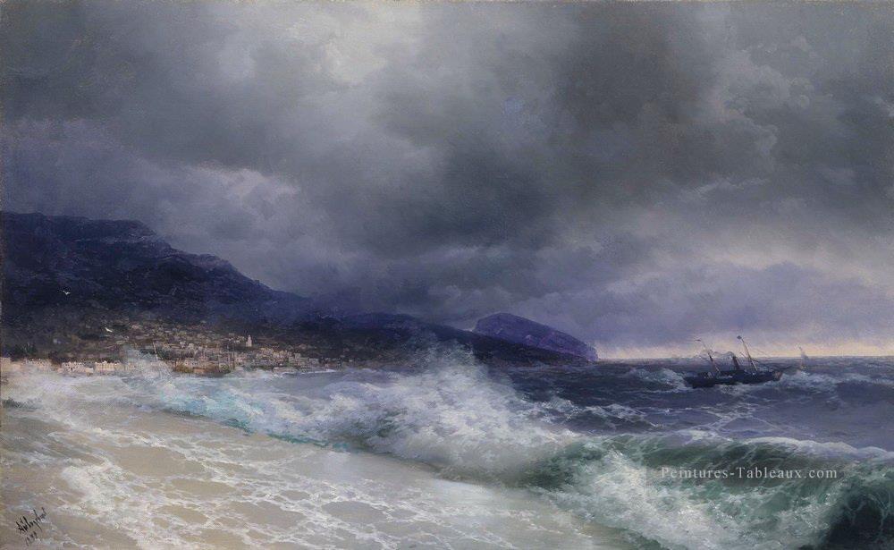 Ivan Aivazovsky yalta Paysage marin Peintures à l'huile